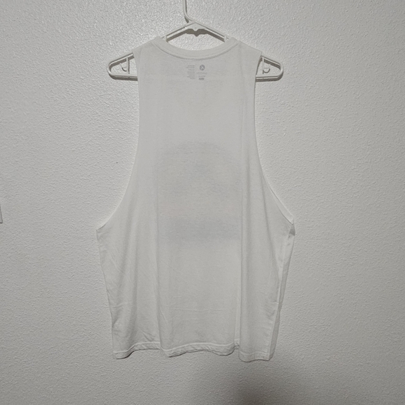 NWT Avocado muscle tee vintage white top raw hem around arms size xl - Picture 7 of 11